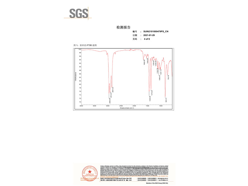 SGS2021年纯天然乳胶垫报告